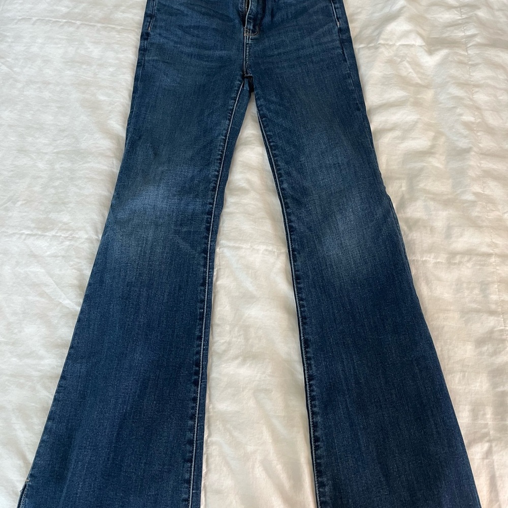American Eagle Outfitters Dark Wash Flare Jeans